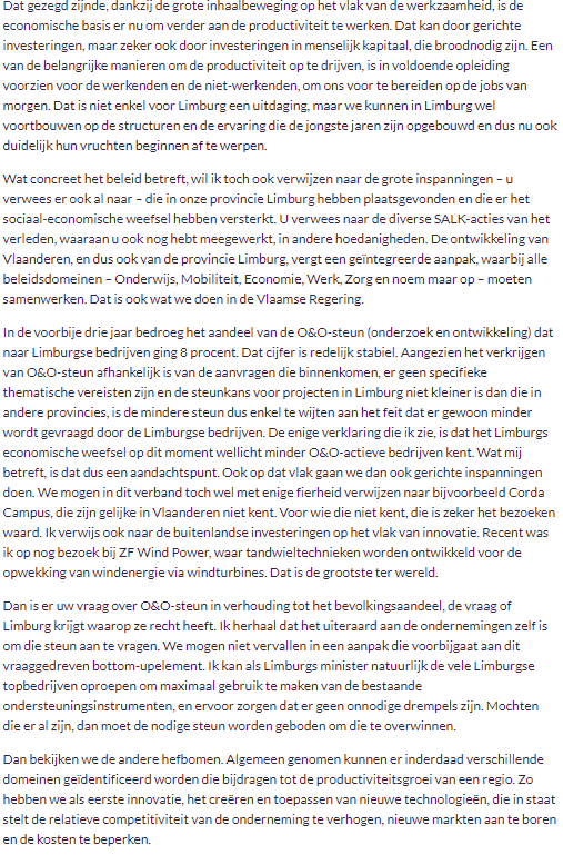 Hoe Krijgen We De Limburgse Productiviteit En Toegevoegde Waarde Omhoog